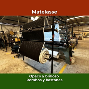Matelasse enguatado rombos y bastones